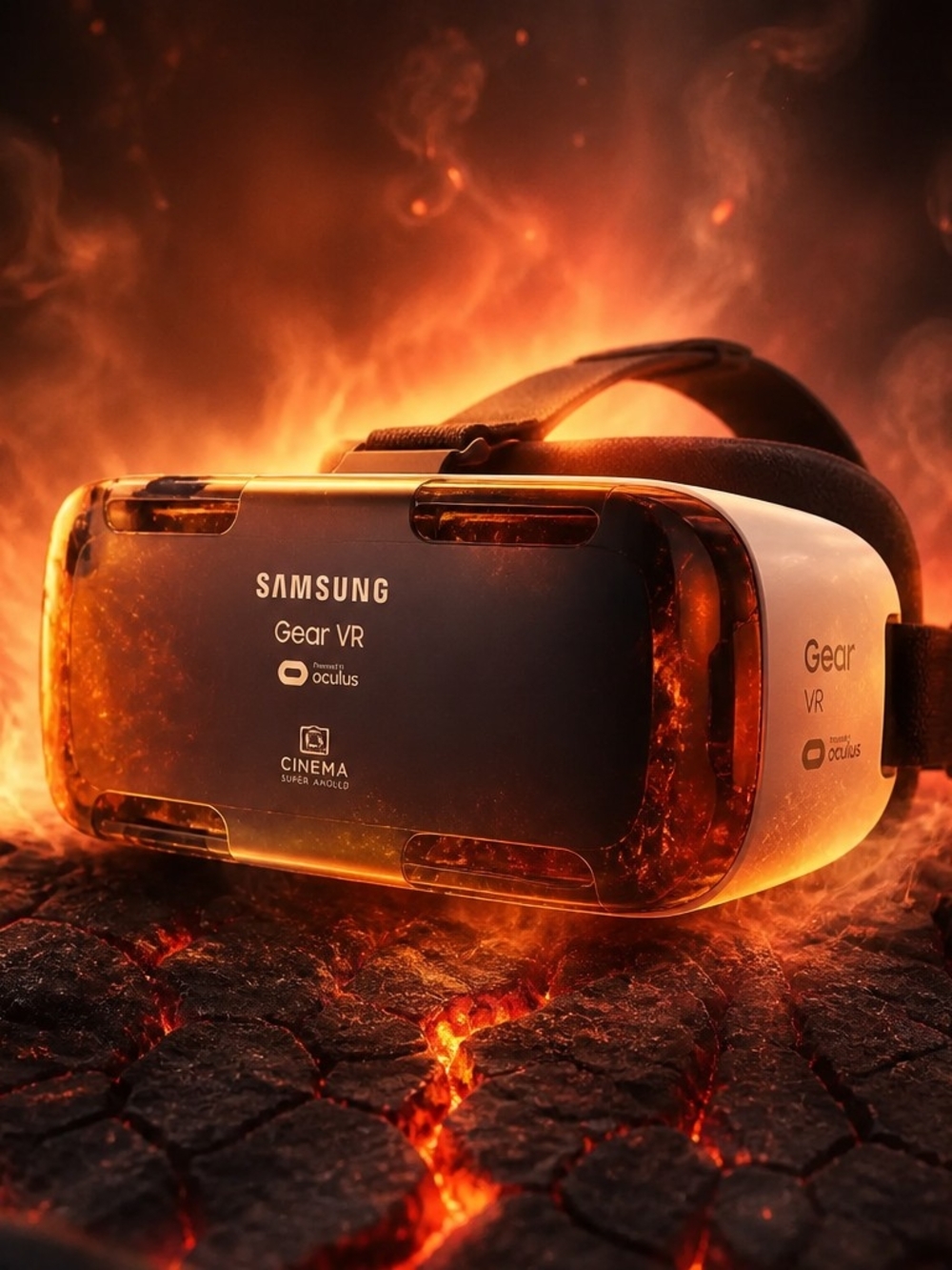 Samsung Gear VR Headset — White and Black